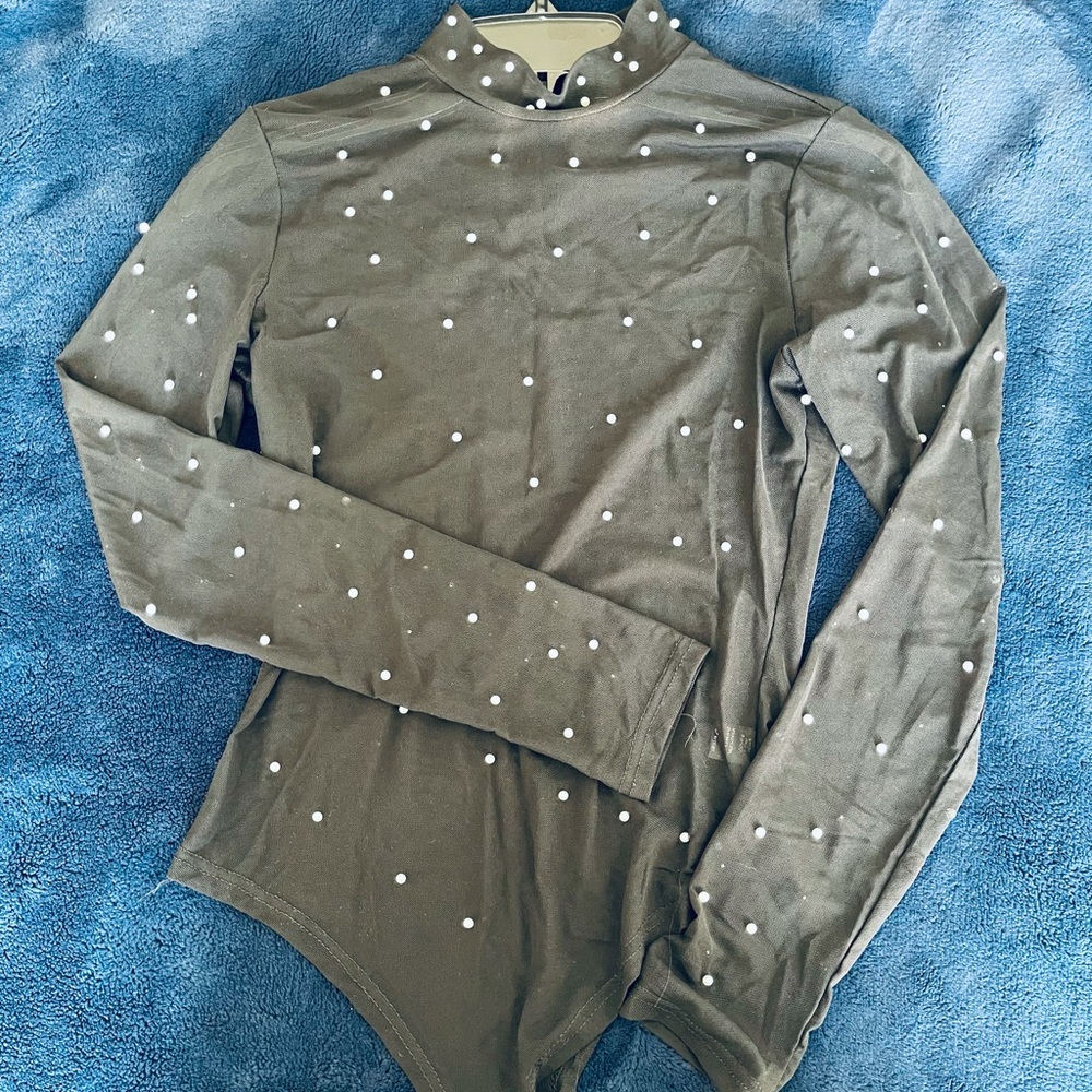 Seethrough turtleneck black
